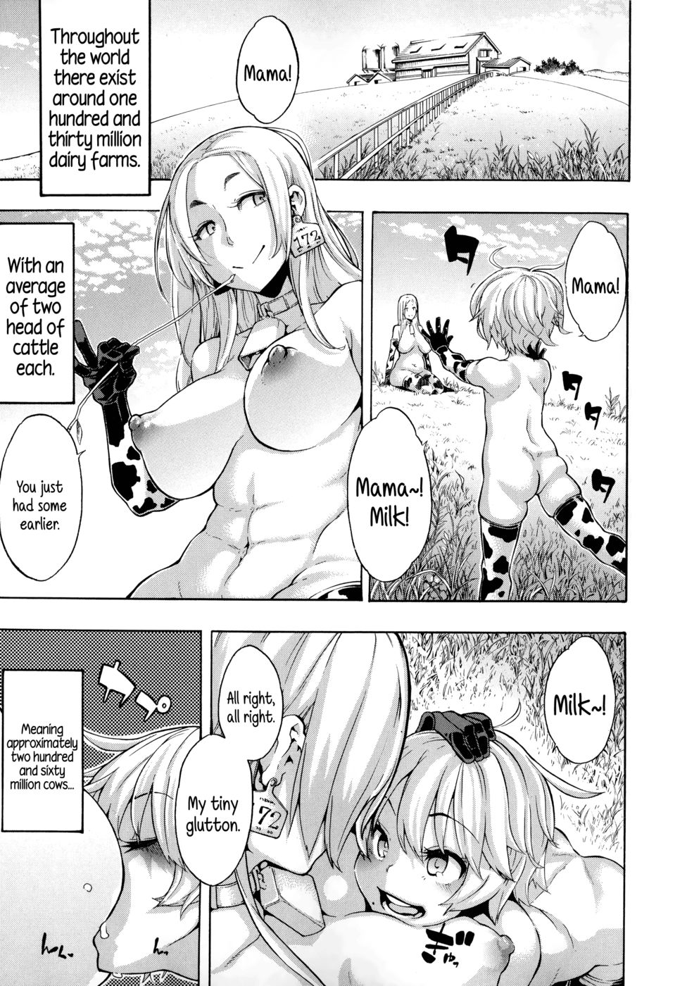 Hentai Manga Comic-A dairy cow's life-Read-1